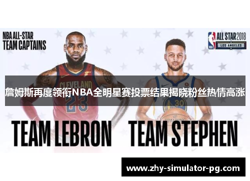 詹姆斯再度领衔NBA全明星赛投票结果揭晓粉丝热情高涨